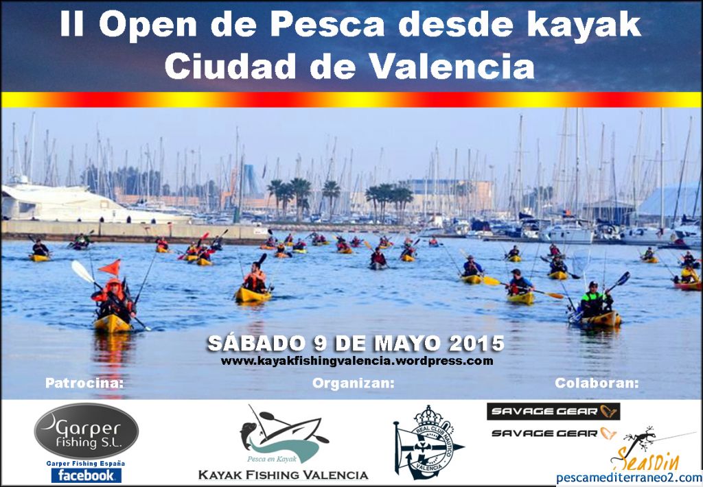 II Open de Pesca desde Kayak Ciudad de Valencia